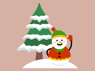 Merry Christmas Background Element Decoration