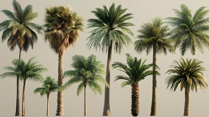 palm trees on the beach