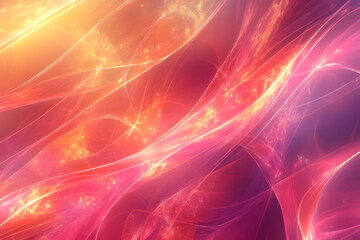 Naklejka premium abstract background with glowing lines
