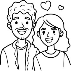  funny cute couple in love having fun