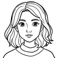 , girl with brown hair