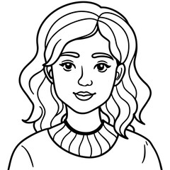 , girl with brown hair