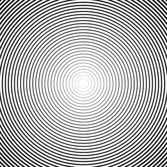 Concentric Circular Line Pattern Design