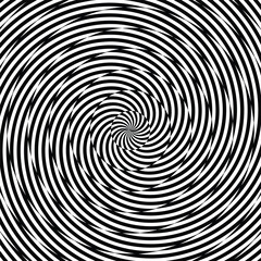 abstrack black and white spiral squares background
