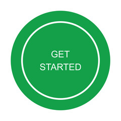 get started illustration design icon