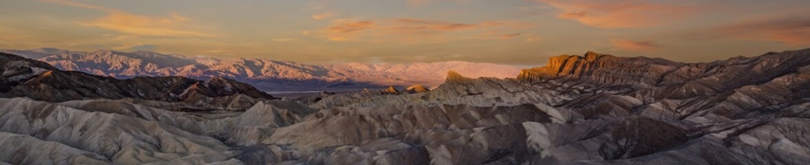 Zabriskie Point Sunrise at Death Valley National Park