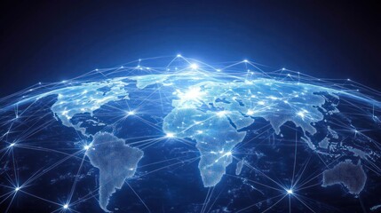 Global network connection.