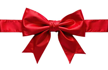 Fototapeta premium red bow tie transparent background