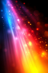 Vibrant Rainbow Abstract Background