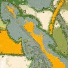 Oil paintings and various flowers such as cats, dogs, chrysanthemums, and birds are beautiful