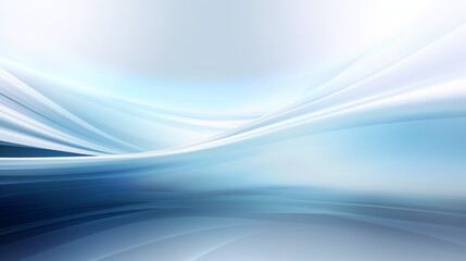 Naklejka premium Soft Blue and Aqua Waves Flowing white gradient background.