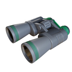 3e render binoculars