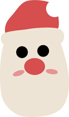 Fototapeta premium christmas party vector image, without background, svg
