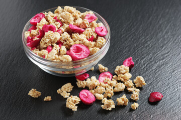 Cranberries roasted muesli