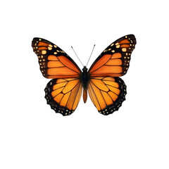 Butterfly in Flight Nature Setting High-Quality Image Vibrant Colors Close-Up View Symbol of Transformation and Beauty