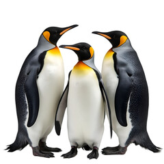 Fototapeta premium Penguin Interaction in the Antarctic Wildlife Photography Natural Habitat Close-Up View Animal Behavior Analysis for Enthusiasts and Researchers