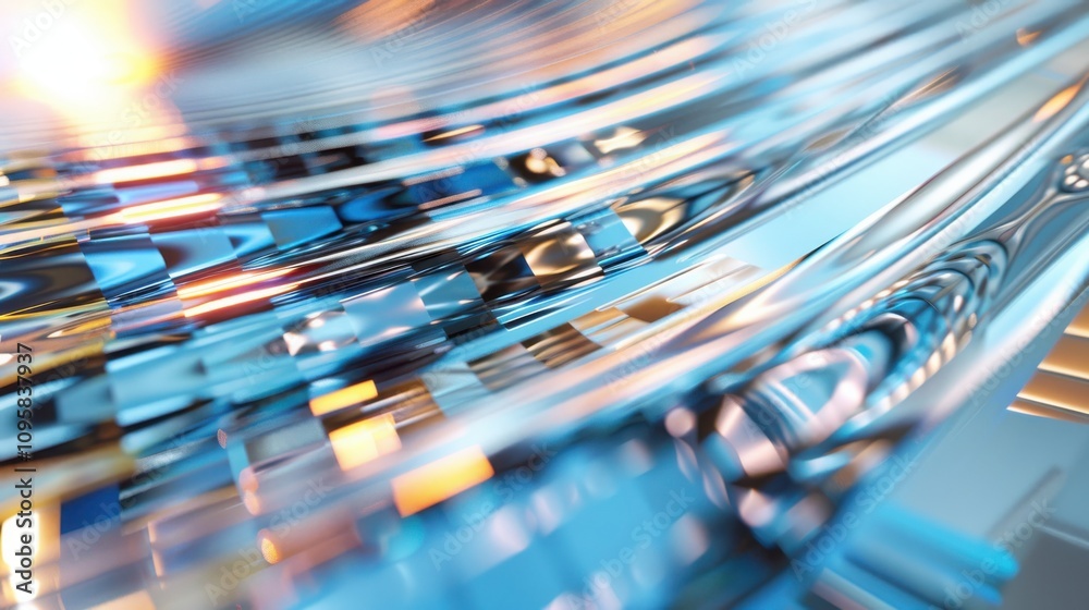 Poster exploring the intricate macro texture of technological surface circuit board patterns digital realm 