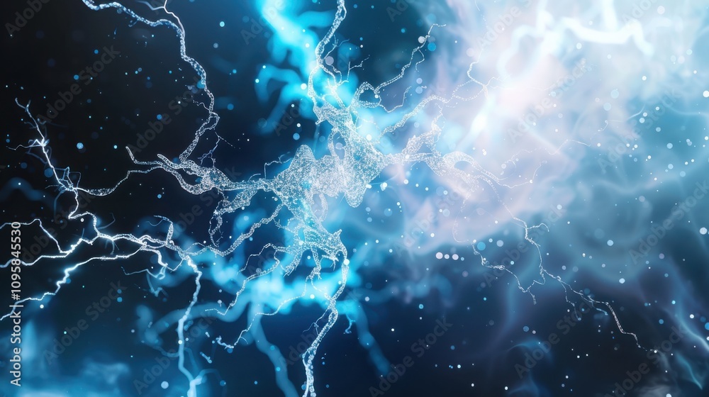 Poster exploring quantum neural networks a geometric visualization of ai brain structures in soft electric 