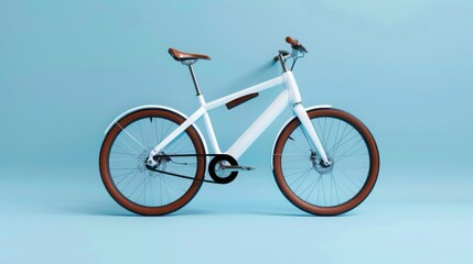 Innovative design showcase sustainable electric bicycle frame studio environment product ing futuristic aesthetic