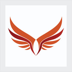  Nice wings vector illustration icon 