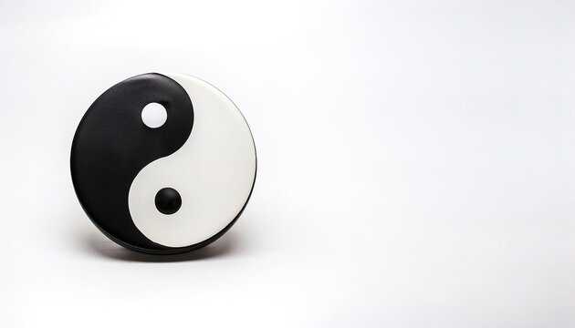 A taijitu is often shown as a round circle with yin and yang symbol, the black area is yin, with the opposite white side is yang. The dots are representative of one within the other. Isolated