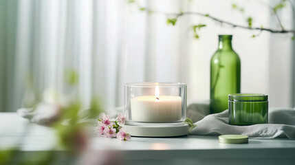 洗練されたシンプルでエレガントなスパやバスルームの空間