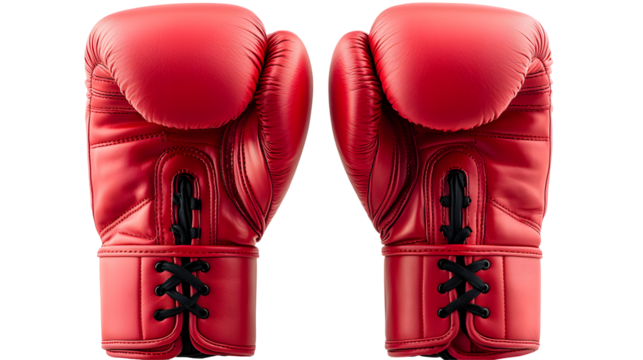 Dynamic Red Boxing Gloves: A Symbol of Strength and Determination in Sports and Fitness