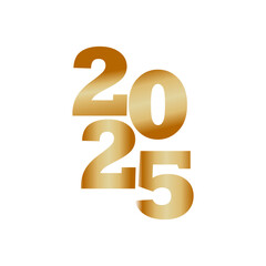 2025 New Year Gold Stylish Design