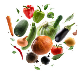 Vegetables in the air