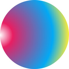 abstract colorful circle