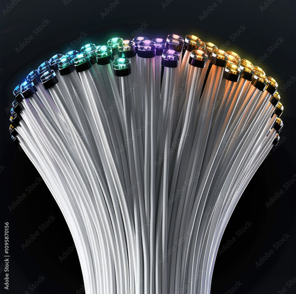 Poster a optical fiber lines, multiplexed wireless lines, and 5 ghz band wireless communications to increas