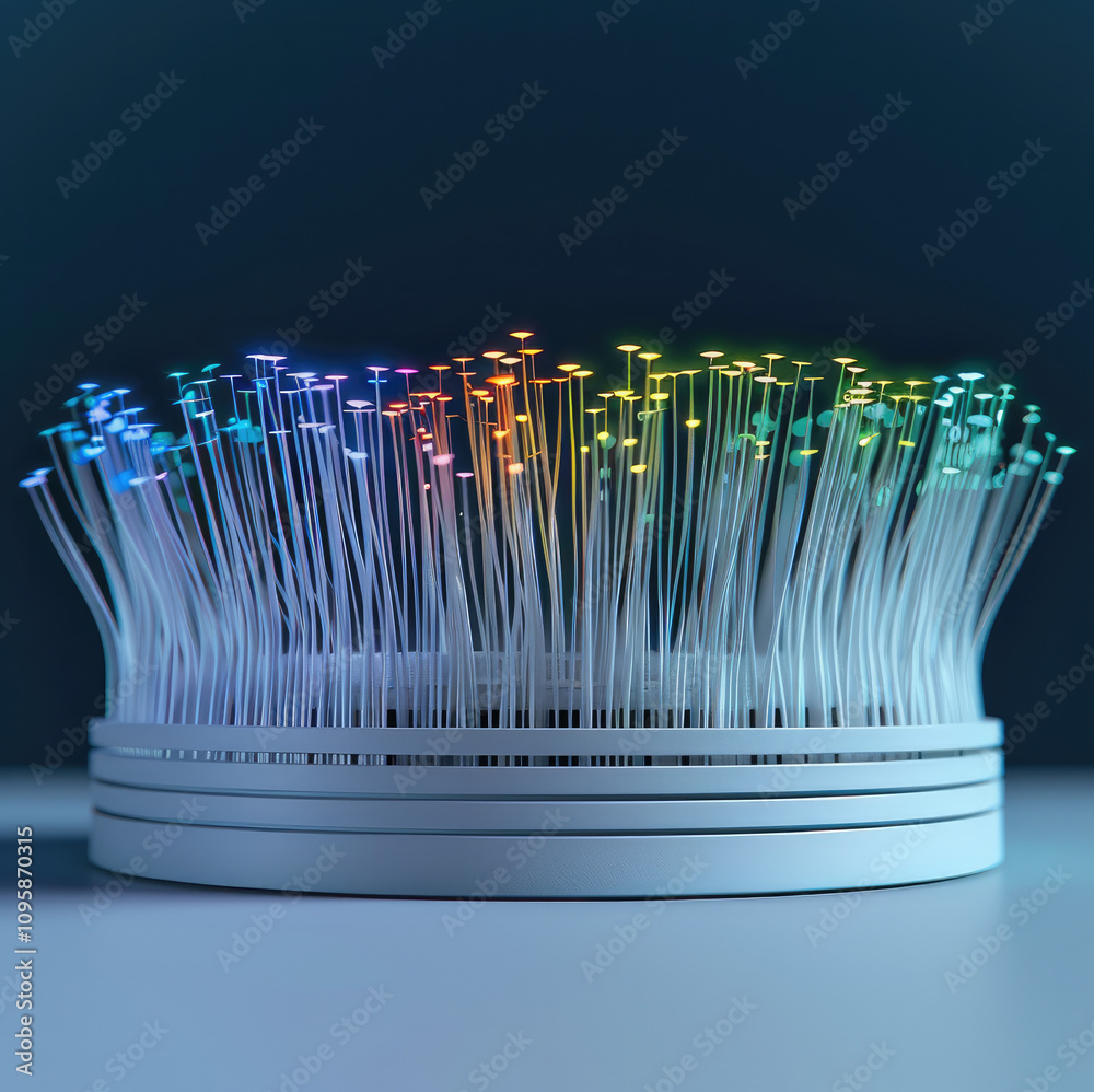 Poster a optical fiber lines, multiplexed wireless lines, and 5 ghz band wireless communications to increas