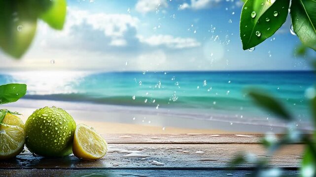 lime on the water