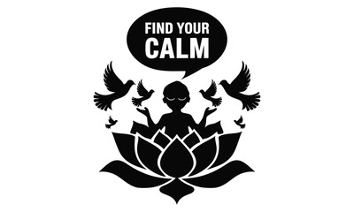 Obraz premium Peace Emotions Doodle Icon Set Depicting Friendship, Love, and Playful Harmony