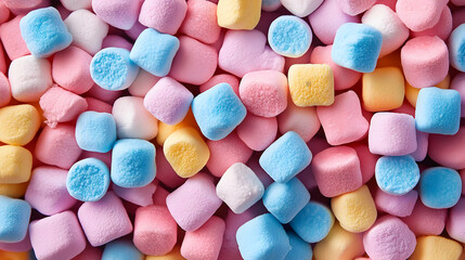 Colorful Marshmallow Background