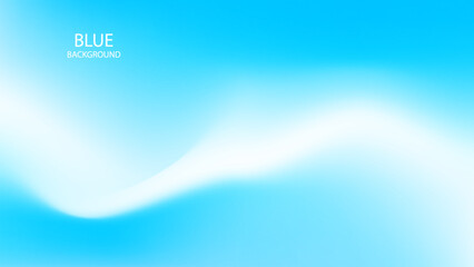 Motion Clouds Flow. Clear Sky. Abstract background. Gradient blue. Design for Template, Brochure, Cover, Annual Report. 