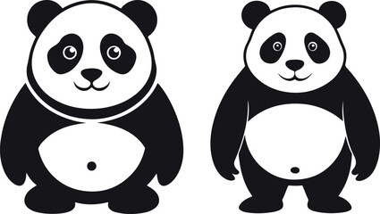 panda vector illustration