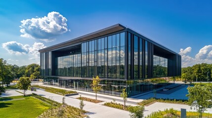 Modern Office Building in Poznan with Sleek Design