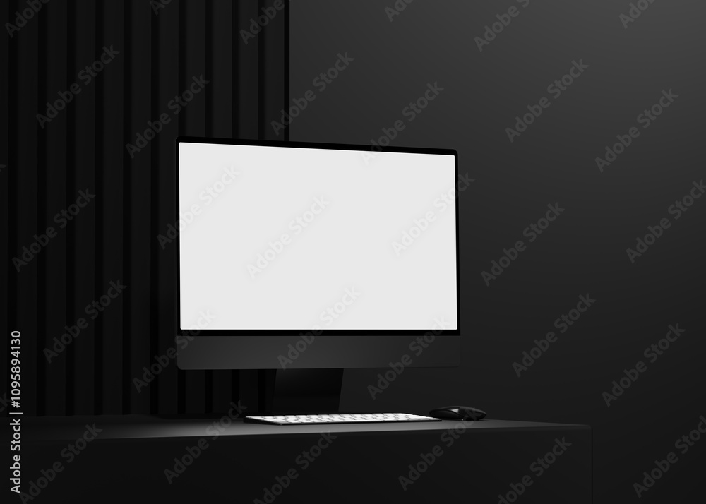 Canvas Prints responsive web design and website mockup, devices mock up, smartphone desktop tablet laptop template