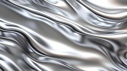 Abstract Silver Fabric Background