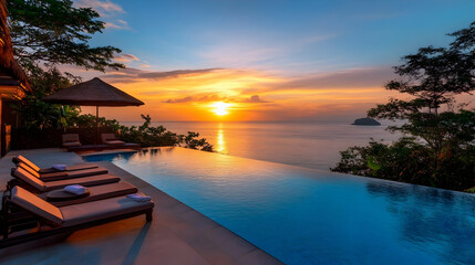 Sunset View Infinity Pool
