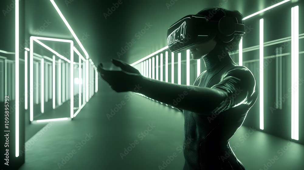 Poster a futuristic training session held entirely in the metaverse featuring interactive 3d tools. 4k reso