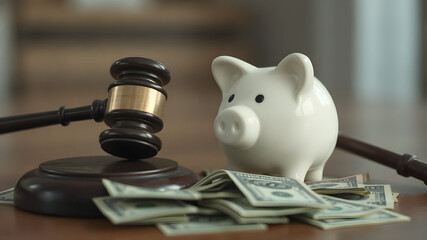 Closeup of Judge gavel with symbolizing foreclosure proceedings