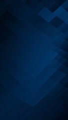 Geometric Shapes on a Deep Blue Abstract Background. Created with generative AI technology