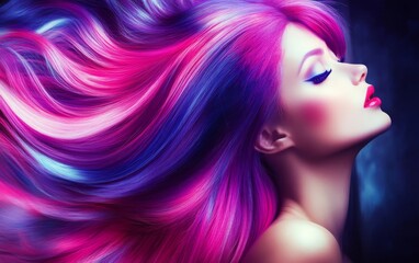 Fototapeta premium Hair color concept