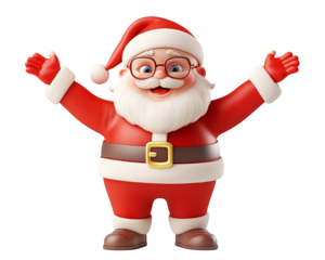 a cartoon of a santa claus