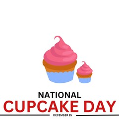 National cupcake day. December 15