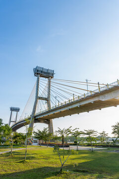 The Tengku Agung Sultanah Latifah Bridge, also known as the Siak Bridge, is a bridge located in Siak Sri Indrapura City, Siak Regency, Riau Province, Indonesia