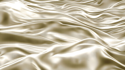 Obraz premium Elegant flowing cream satin fabric texture