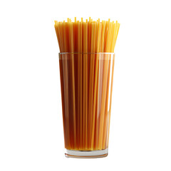 spaghetti in a glass